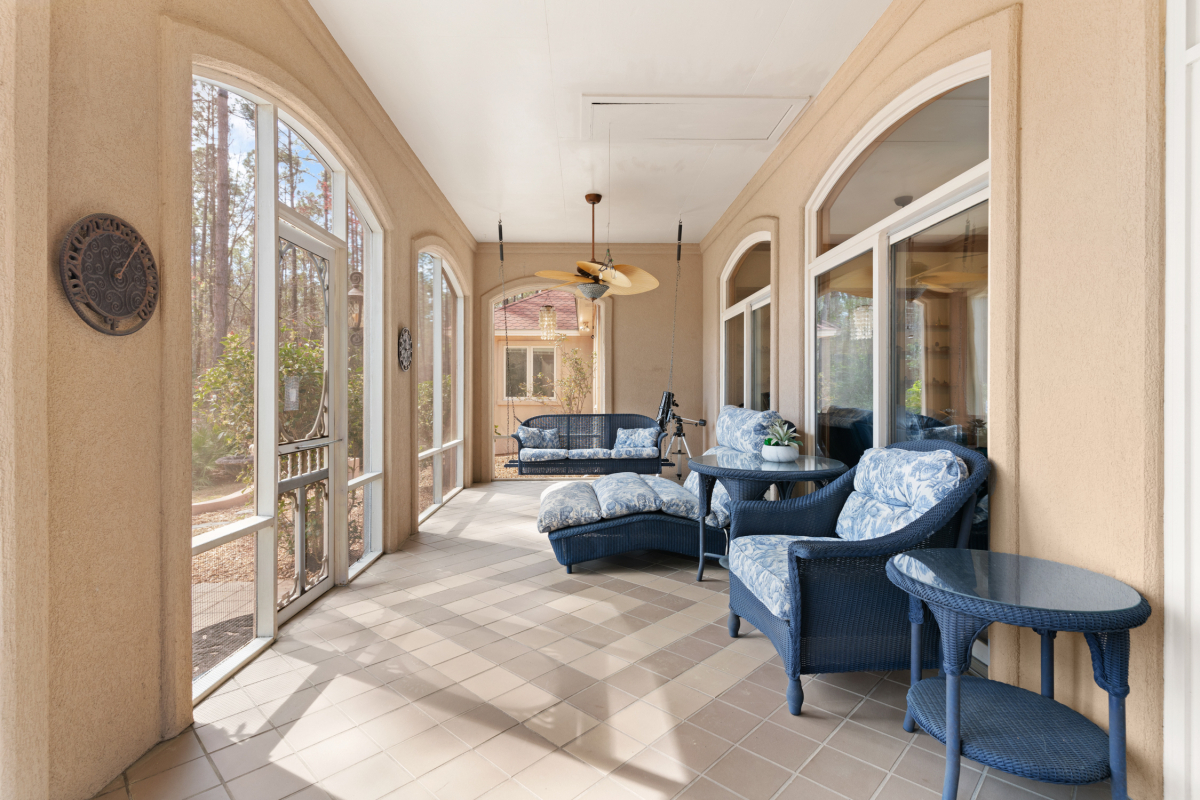 Luxury lakefront estate for sale in Hoboken GA with gated entrance and private 10-acre stocked lake.