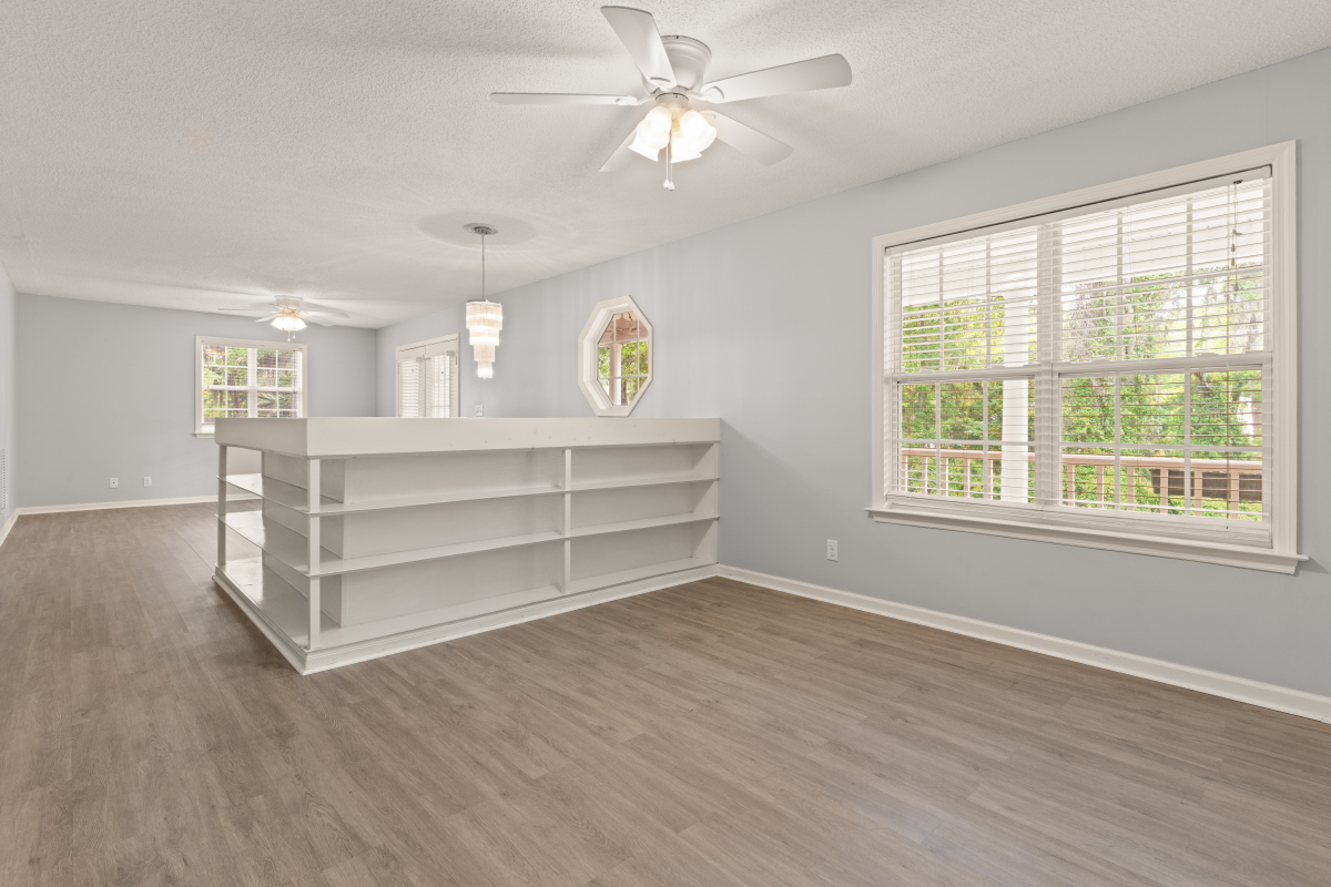 DSC03355 Upstairs bonus space in Glynn Haven St Simons Island home, perfect for office, playroom, or guest space